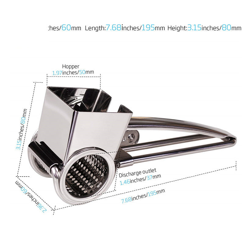 Teron 304 Stainless Steel Multi-Purpose Cheese & Vegetable Grater