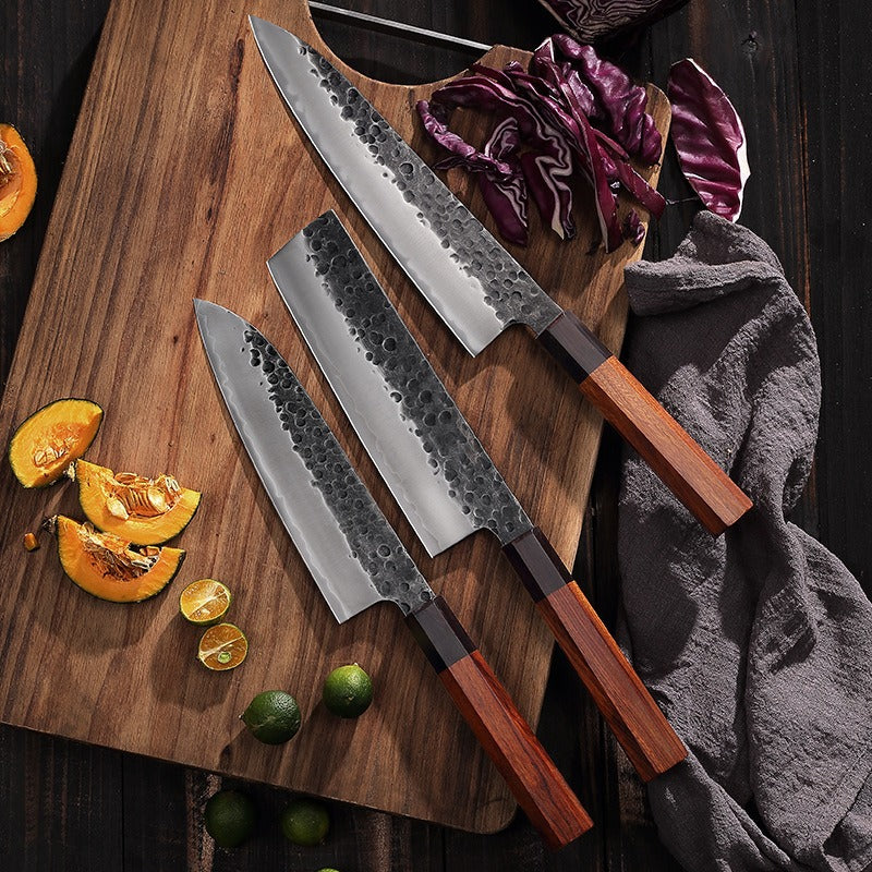 Teron Forged Stainless Steel Slicing & Santoku Knife