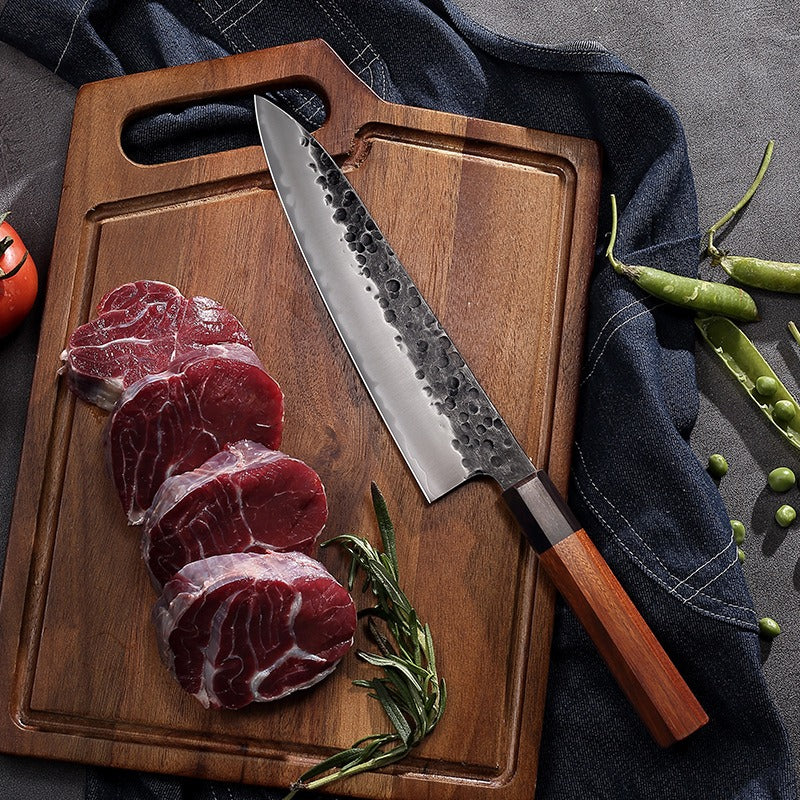 Teron Forged Stainless Steel Slicing & Santoku Knife
