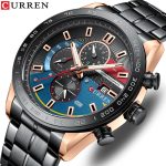 Men's Watches Steel Band Quartz Watches Calendar Men's Watches Business - Image 2